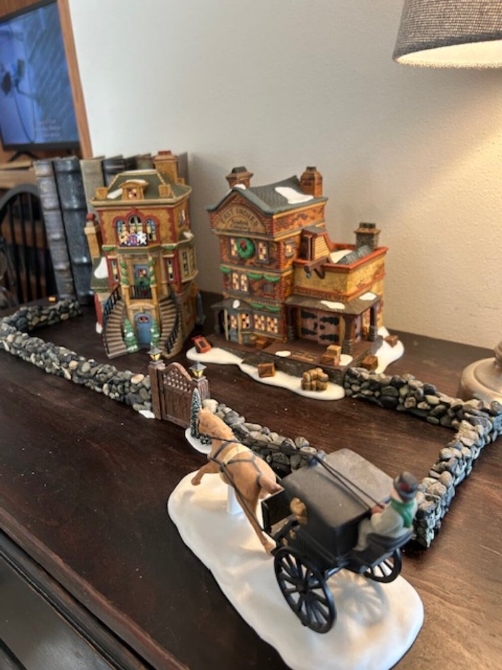 Vintage Dept56 East Indies Trading Co and Custom House with Acc. SEE DESCRiPTION